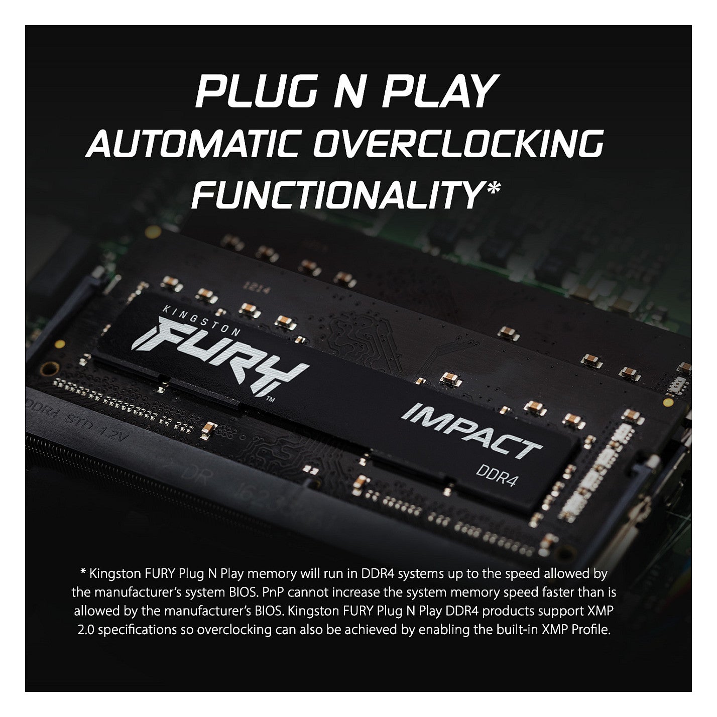 SO KINGSTON 16GB 3200MHz DDR4 CL20 SODIMM Kit of 2 FURY Impact