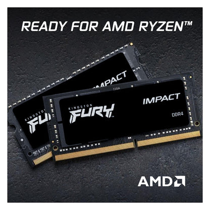 SO KINGSTON 16GB 3200MHz DDR4 CL20 SODIMM Kit of 2 FURY Impact