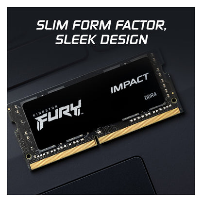 SO KINGSTON 16GB 3200MHz DDR4 CL20 SODIMM Kit of 2 FURY Impact