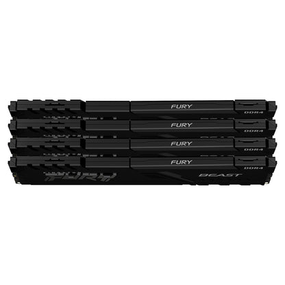 KINGSTON 128GB 3600MHz DDR4 CL18 DIMM Kit of 4 FURY Beast Black
