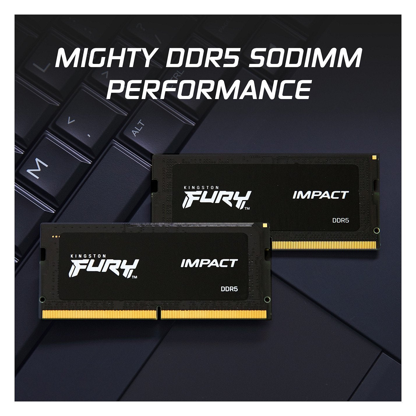 32GB KINGSTON SO 4800MT/s DDR5 CL38 SODIMM Kit of 2 FURY Impact