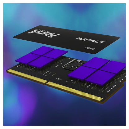 SO KINGSTON 64GB 4800MT/s DDR5 CL38 SODIMM Kit of 2 FURY Impact