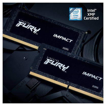 SO KINGSTON 64GB 4800MT/s DDR5 CL38 SODIMM Kit of 2 FURY Impact
