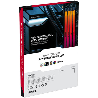 KINGSTON Fury Renegade 32GB 2x16GB 7200MT/s DDR5 CL38 DIMM RGB XMP