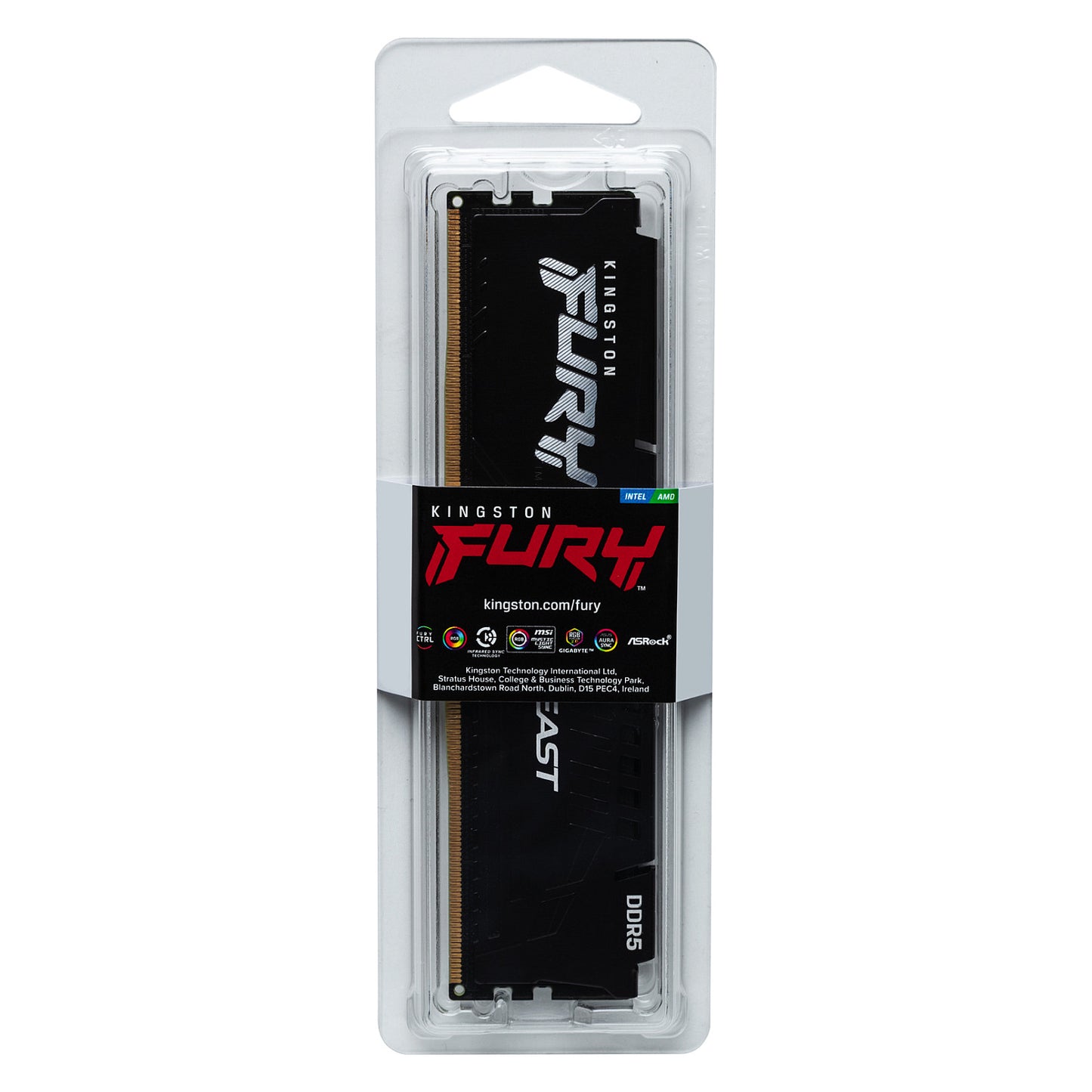 KINGSTON 8GB 6000MT/s DDR5 CL36 DIMM FURY Beast Black EXPO