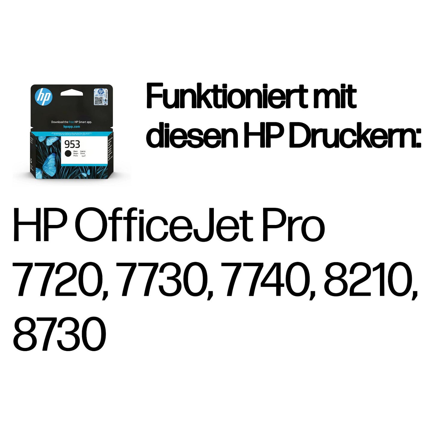 HP Tinte 953 (L0S58AE) schwarz Druckerpatrone