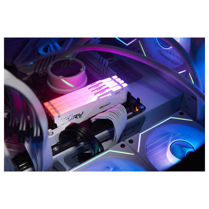 KINGSTON FURY Beast 32GB DIMM 6000MT/s DDR5 CL36 White RGB EXPO