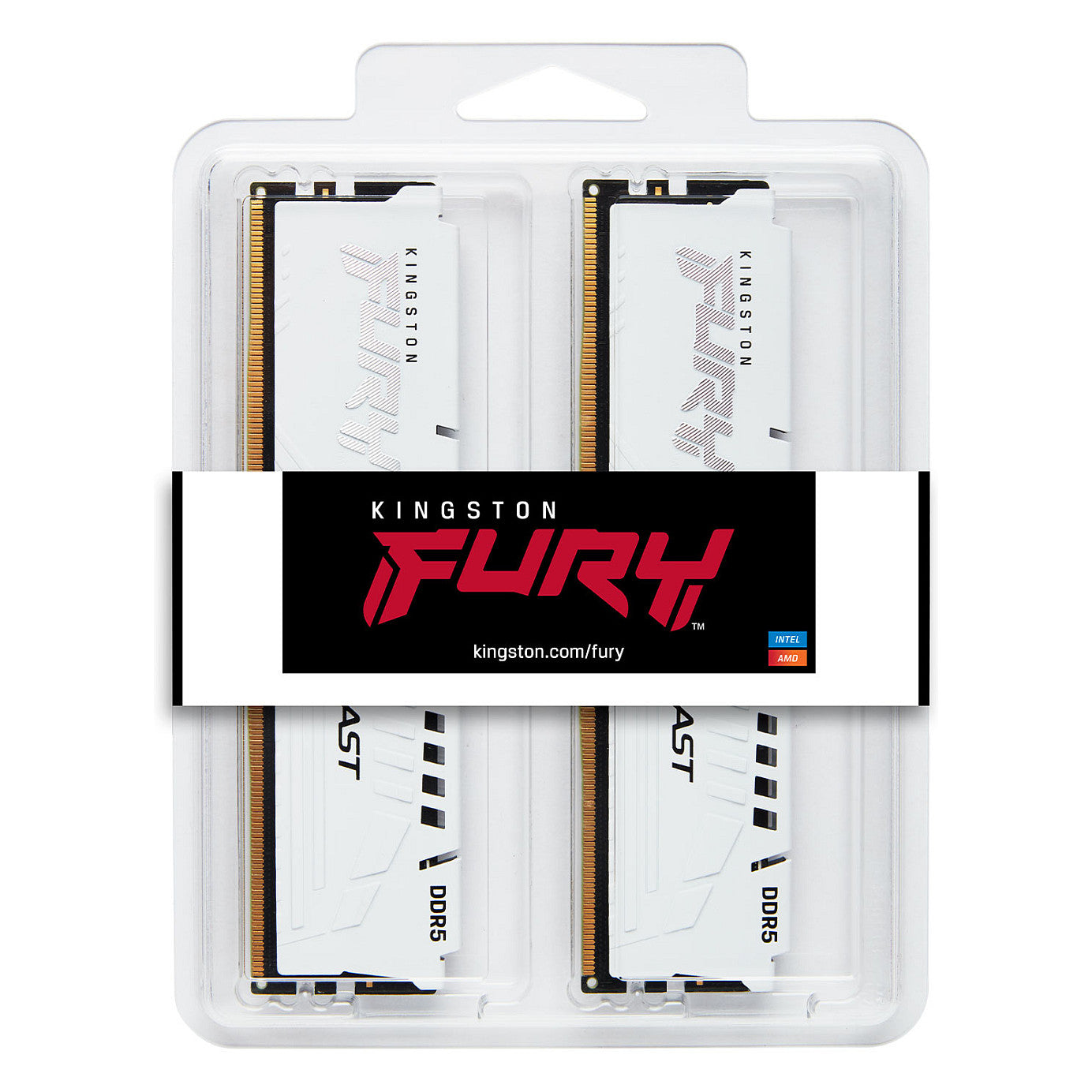 KINGSTON FURY Beast 32GB DIMM DDR5 5600MT/s DDR5 CL36 Kit of 2 White EXPO