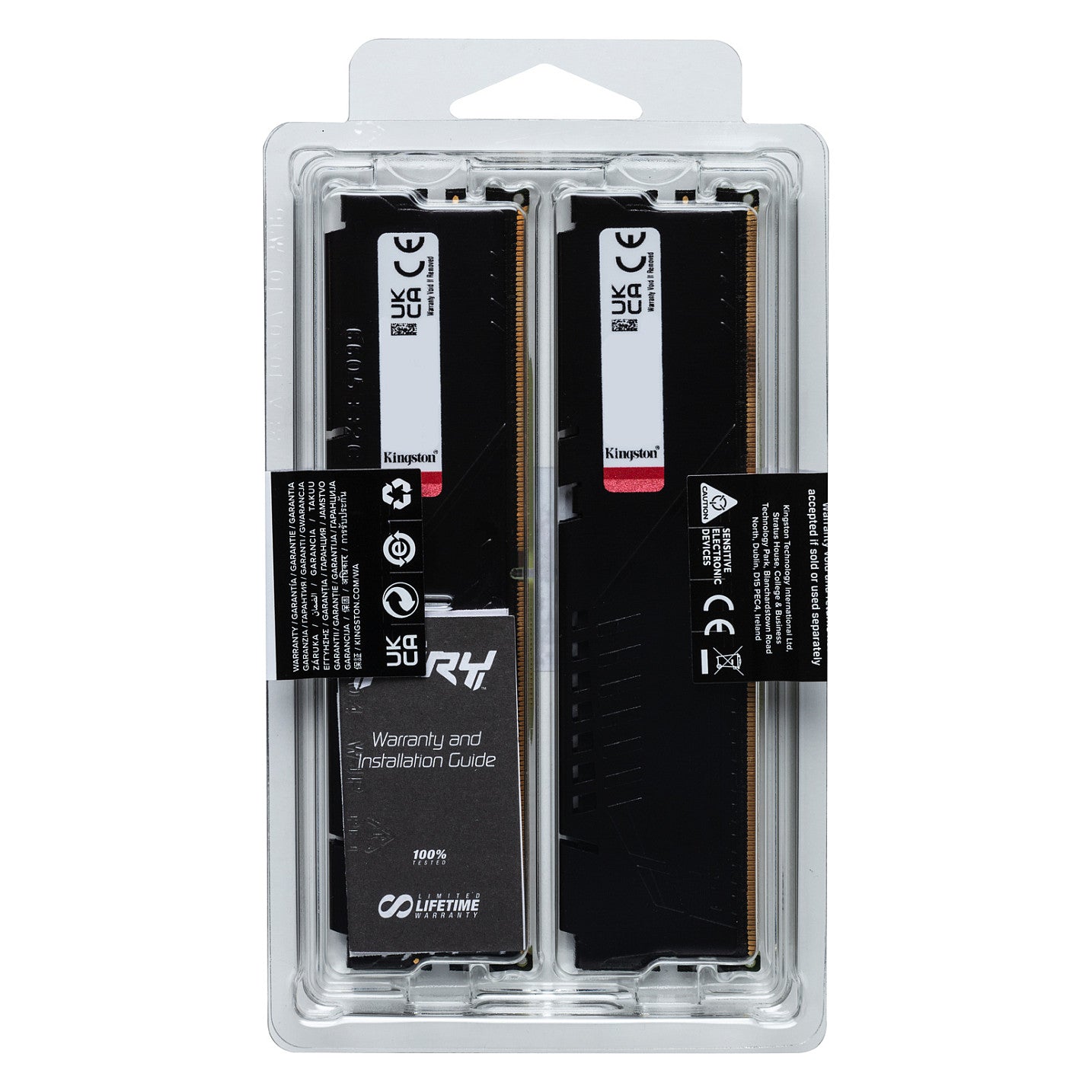 KINGSTON FURY Beast 64GB 6000MT/s DDR5 CL40 DIMM Kit of 4 Black XMP