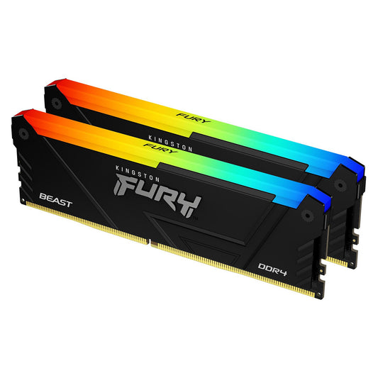 KINGSTON 32GB 3200MT/s DDR4 CL16 DIMM Kit of 2 1Gx8 FURY Beast RGB