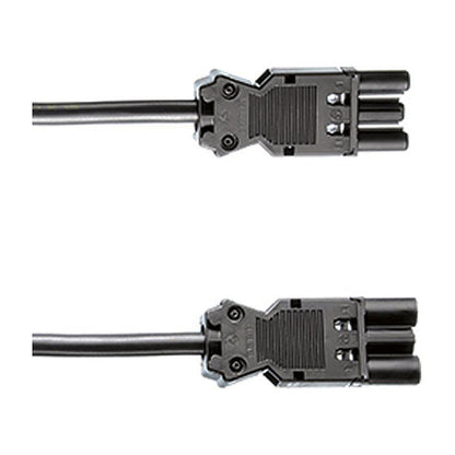 BACHMANN Gerteverlngerung GST18-3 Stecker/Kupplung, schwarz, 5 m