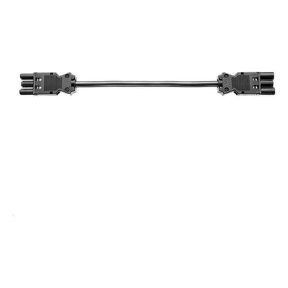 BACHMANN Gerteverlngerung GST18-3 Stecker/Kupplung, schwarz, 5 m