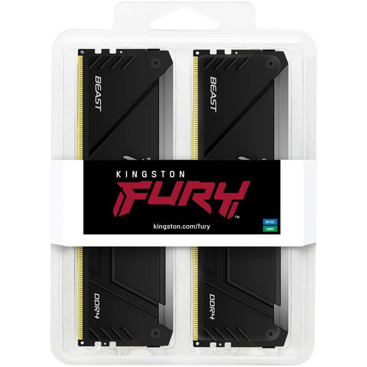 Kit de 2 modules Kingston Fury Beast RGB 32 Go DDR4 CL18 DIMM 3600 MT/s