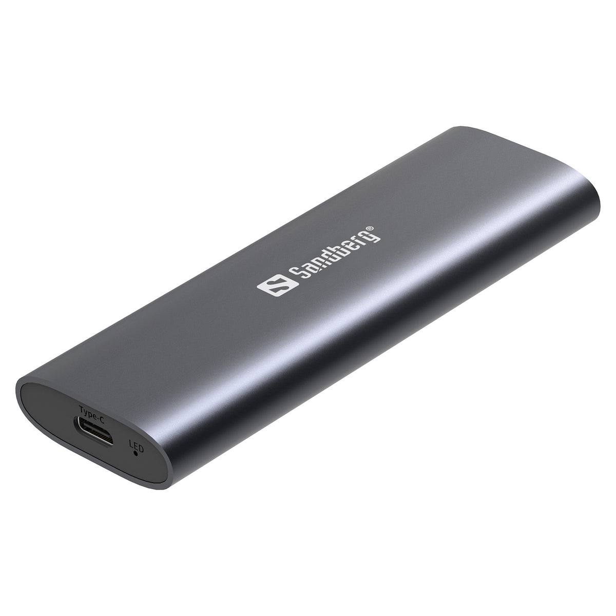 Sandberg 136-39 Externes Speichergehäuse für M.2/NVMe SSD mit USB-C 3.2