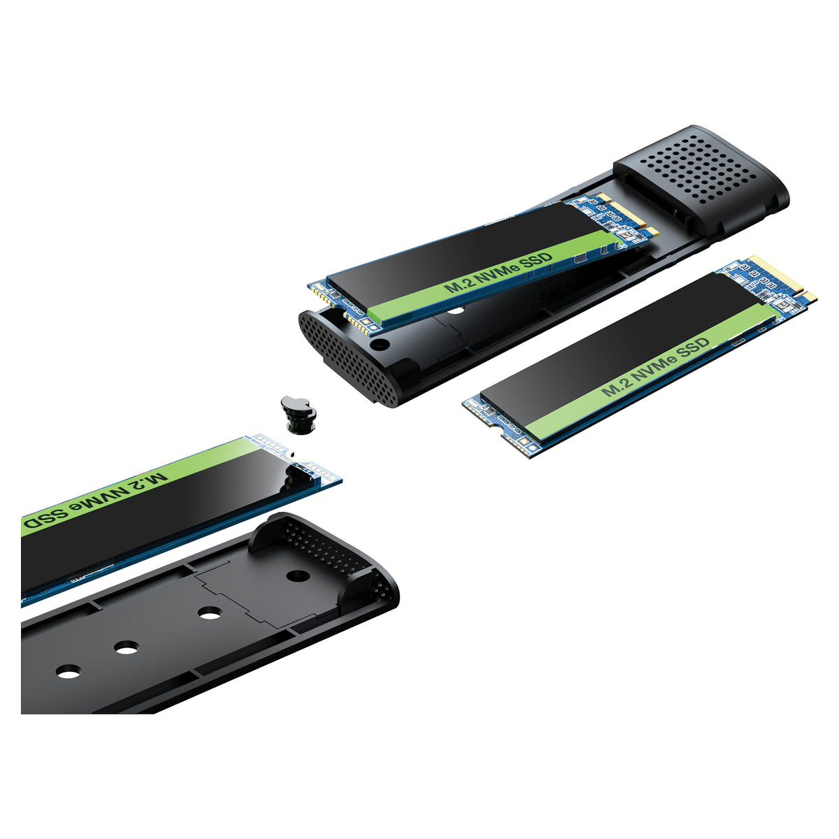 Sandberg 136-39 Externes Speichergehäuse für M.2/NVMe SSD mit USB-C 3.2