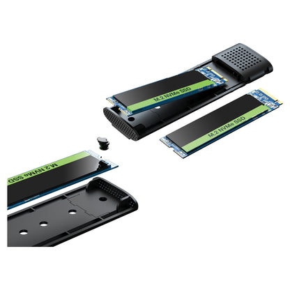Sandberg 136-39 Externes Speichergehäuse für M.2/NVMe SSD mit USB-C 3.2