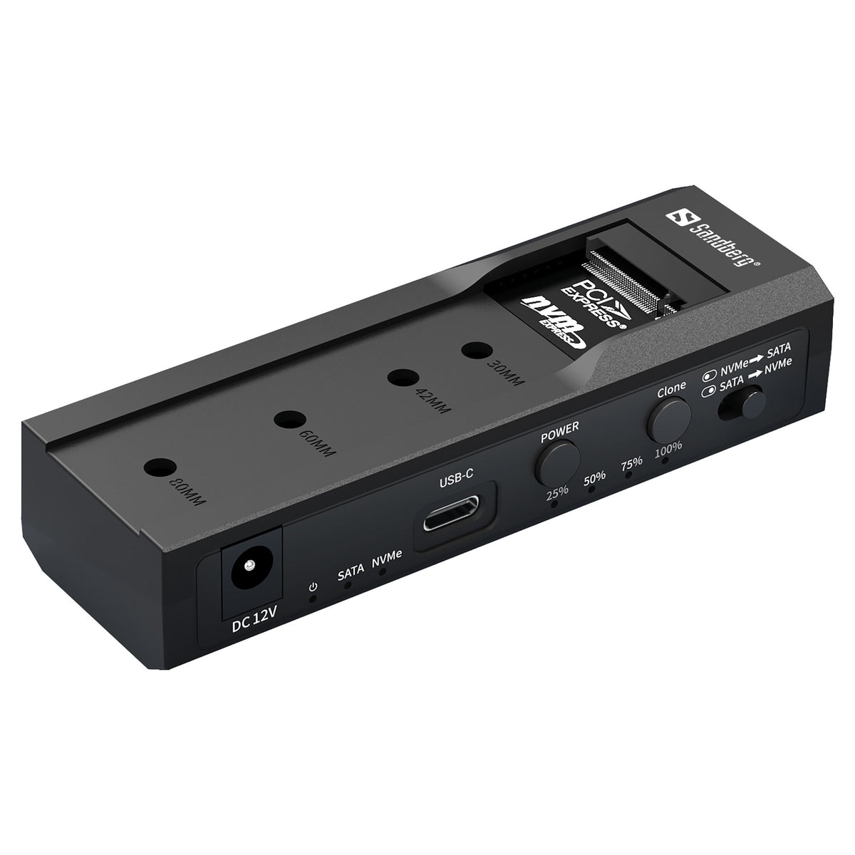 Sandberg 136-49 USB-C 3.2 Kloner und DockingStation für M2/NVMe/SATA