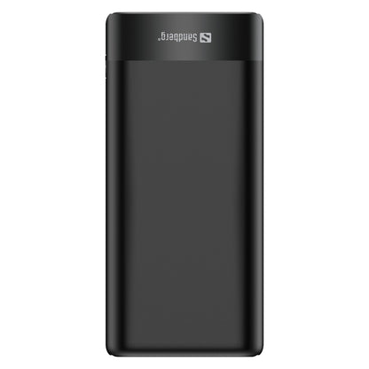 Sandberg 420-62 Powerbank 20000mAh 65W QC3.0 USB-C/2xUSB-A Schwarz