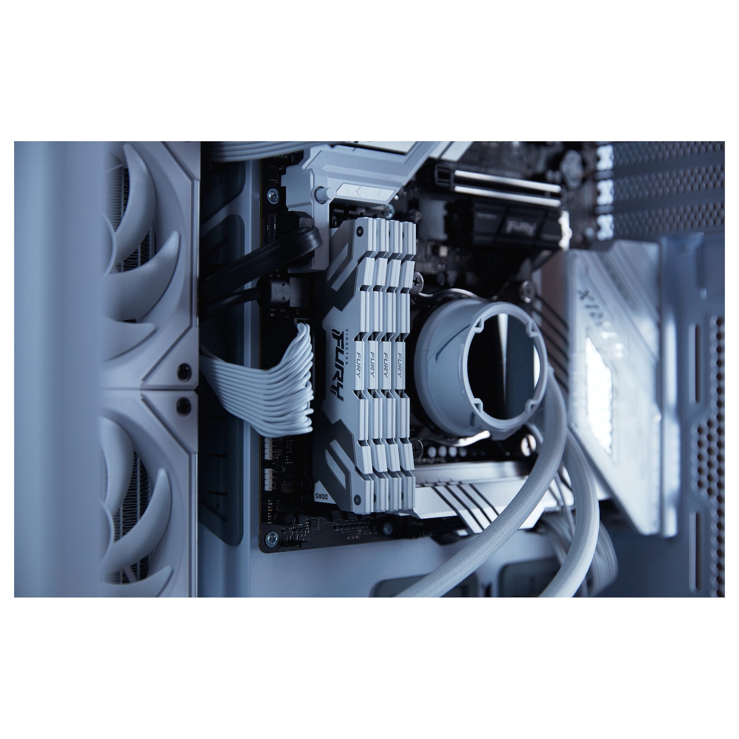 KINGSTON 32GB 8000MT/s DDR5 CL38 DIMM Kit of 2 FURY Renegade White XMP