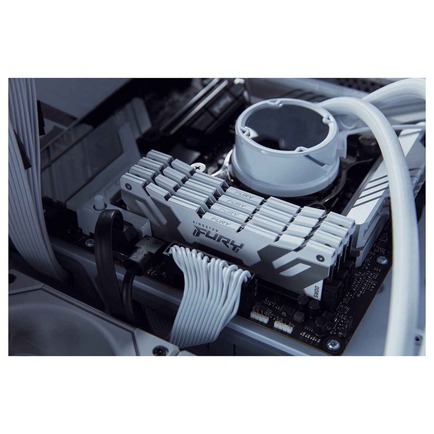 KINGSTON 32GB 8000MT/s DDR5 CL38 DIMM Kit of 2 FURY Renegade White XMP