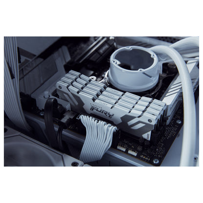 KINGSTON 32GB 8000MT/s DDR5 CL38 DIMM Kit of 2 FURY Renegade White XMP