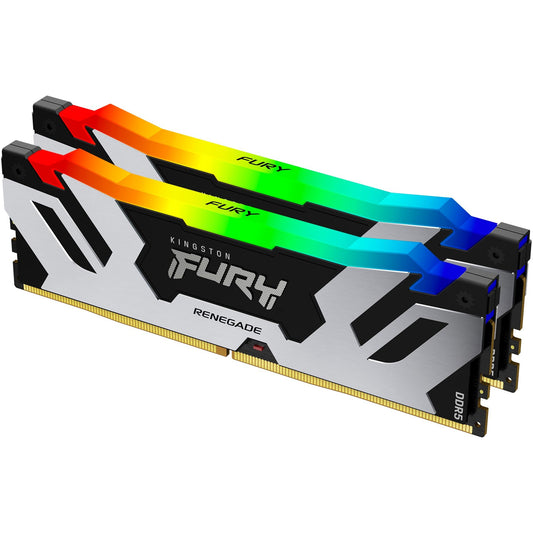 KINGSTON 64GB 6400MT/s DDR5 CL32 DIMM Kit of 2 FURY Renegade RGB XMP