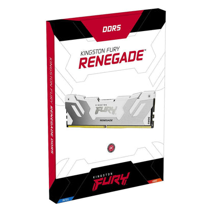KINGSTON 32GB 6400MT/s DDR5 CL32 DIMM FURY Renegade RGB White XMP