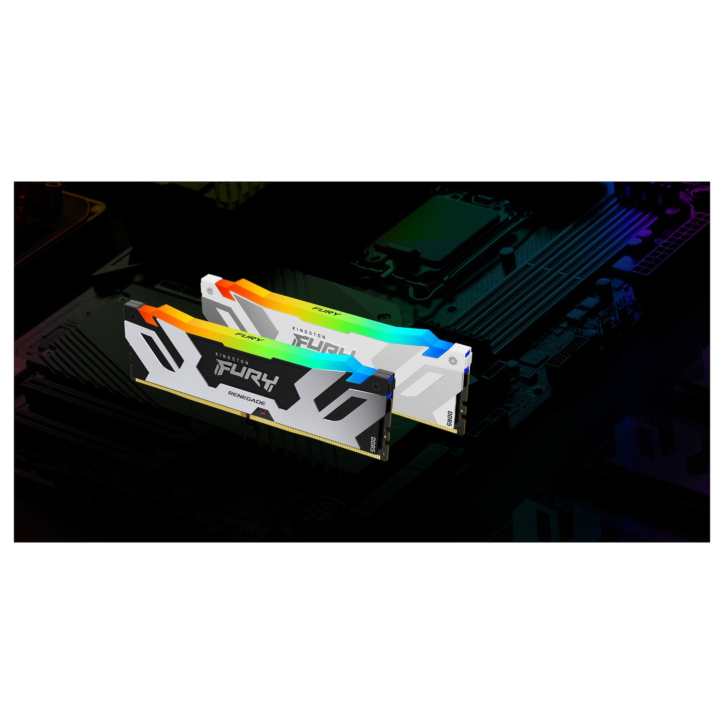 KINGSTON 32GB 6400MT/s DDR5 CL32 DIMM FURY Renegade RGB White XMP