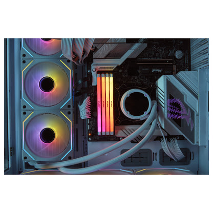 KINGSTON 32GB 6400MT/s DDR5 CL32 DIMM FURY Renegade RGB White XMP