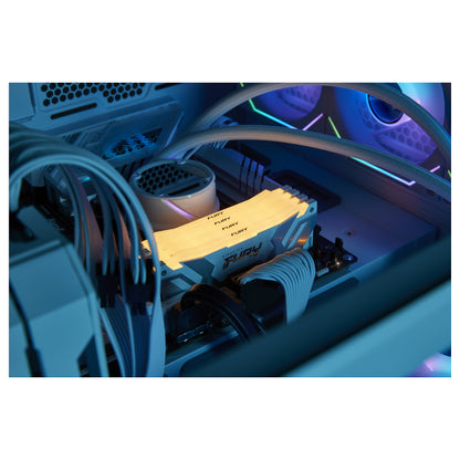 KINGSTON 32GB 6400MT/s DDR5 CL32 DIMM FURY Renegade RGB White XMP