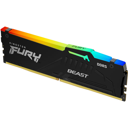 KINGSTON 16GB 6000MT/s DDR5 CL30 DIMM FURY Beast RGB EXPO