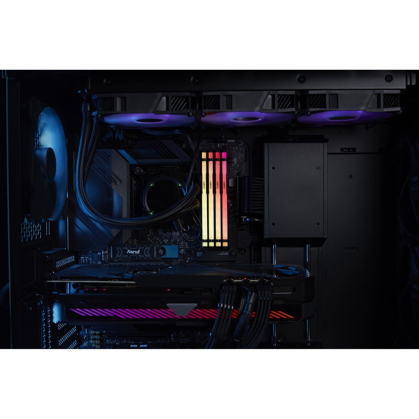 KINGSTON 16GB 6000MT/s DDR5 CL30 DIMM FURY Beast RGB EXPO