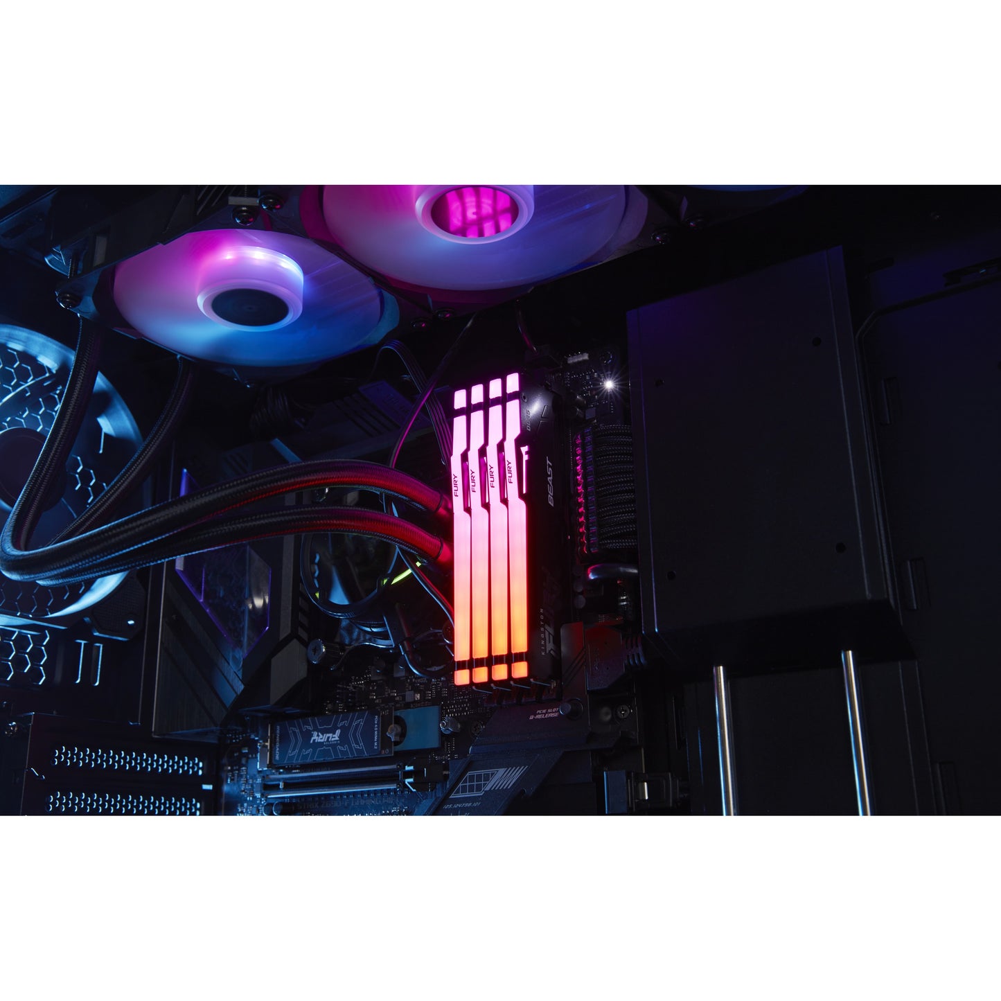 KINGSTON 16GB 6000MT/s DDR5 CL30 DIMM FURY Beast RGB EXPO