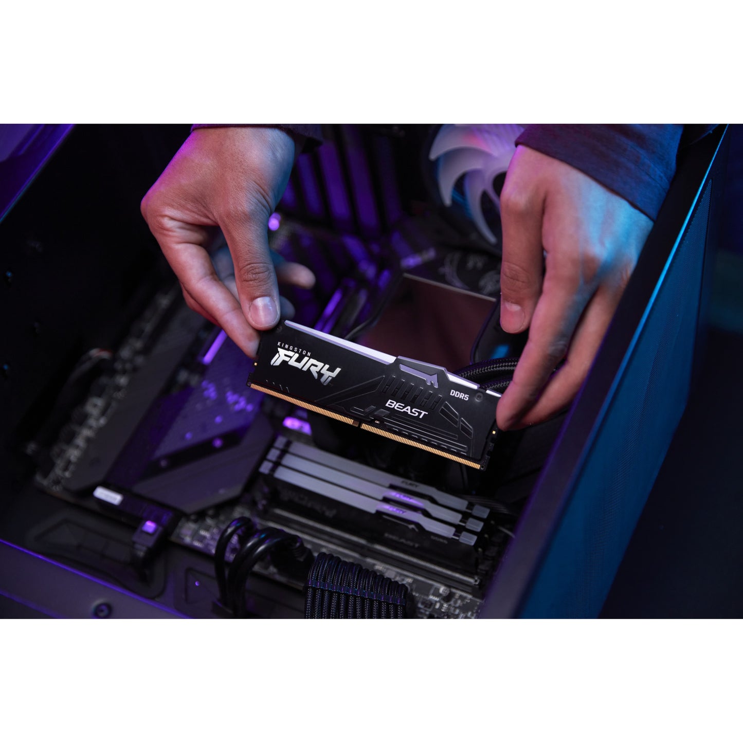 KINGSTON 32GB 6000MT/s DDR5 CL30 DIMM Kit of 2 FURY Beast RGB EXPO