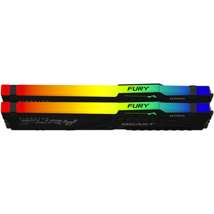 KINGSTON 64GB 6000MT/s DDR5 CL30 DIMM Kit of 2 FURY Beast RGB EXPO