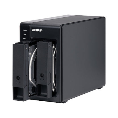 QNAP TR-002 2 Bay USB Type-C Direct Attached Storage with Hardware RAID