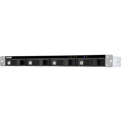 QNAP 4-bay 1U 12 short-depth rackmount 3.5in SATA HDD USB 3.0 type-C hardware RAID external enclosure