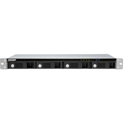 QNAP 4-bay 1U 12 short-depth rackmount 3.5in SATA HDD USB 3.0 type-C hardware RAID external enclosure