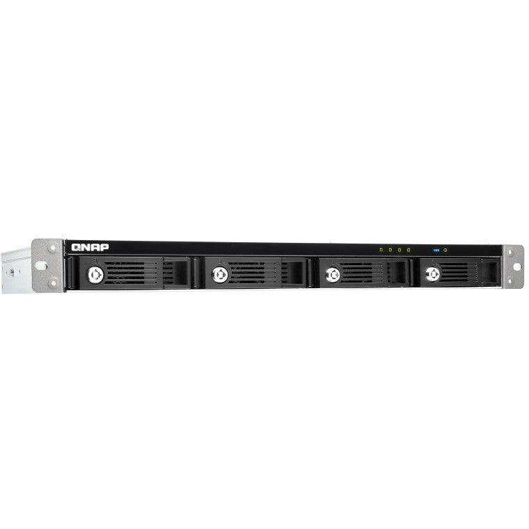 QNAP 4-bay 1U 12 short-depth rackmount 3.5in SATA HDD USB 3.0 type-C hardware RAID external enclosure