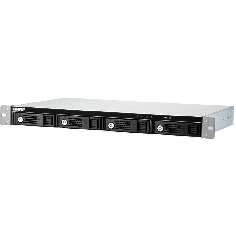 QNAP 4-bay 1U 12 short-depth rackmount 3.5in SATA HDD USB 3.0 type-C hardware RAID external enclosure