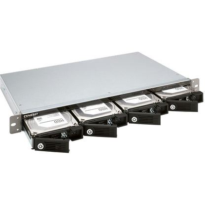 QNAP 4-bay 1U 12 short-depth rackmount 3.5in SATA HDD USB 3.0 type-C hardware RAID external enclosure