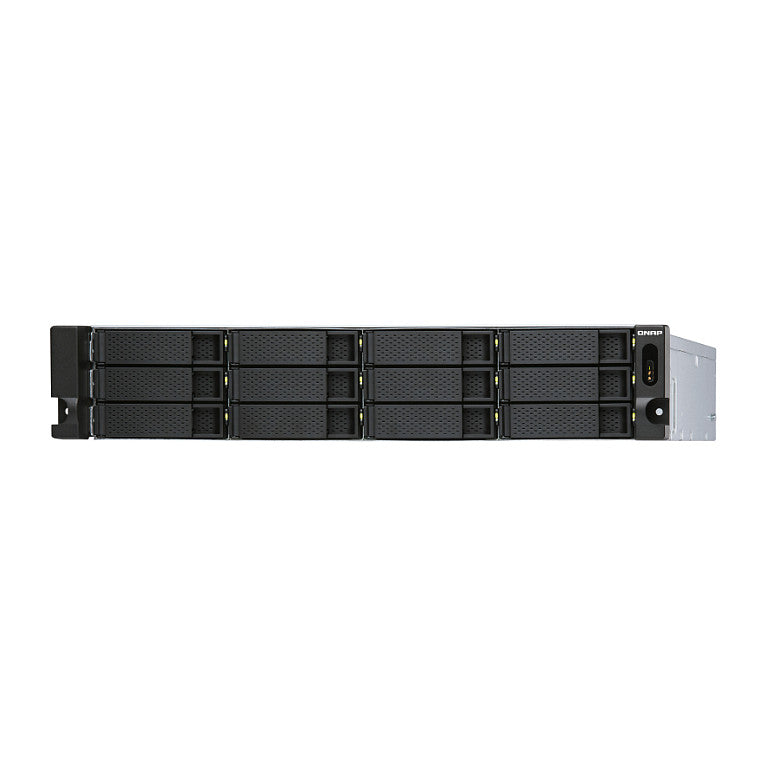 QNAP TL-R1200S-RP 12-bay 2U rackmount SATA JBOD expansion unit redundant PSU