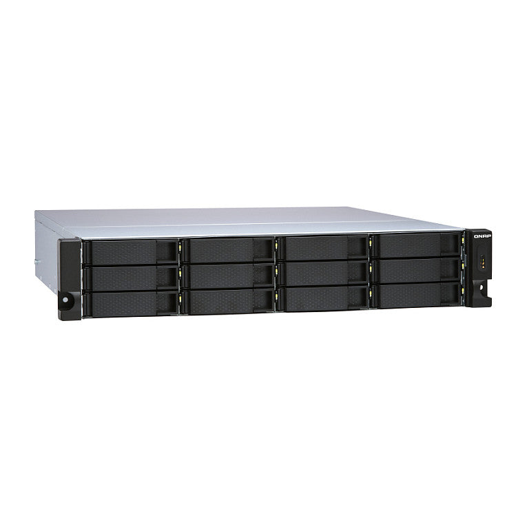 QNAP TL-R1200S-RP 12-bay 2U rackmount SATA JBOD expansion unit redundant PSU