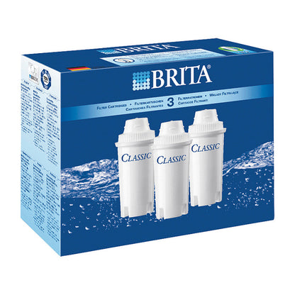 BRITA Tischwasserfilter Classic Filterkartusche 3er Pack