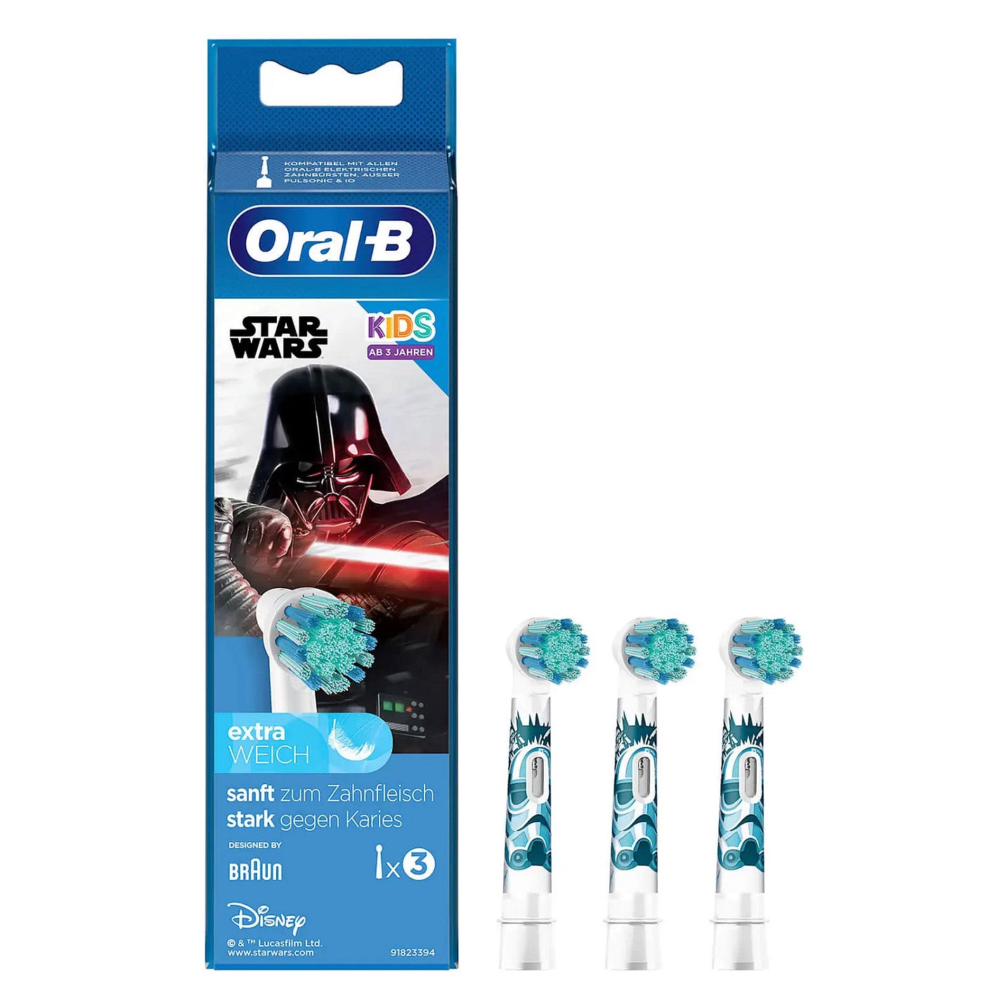 Oral-B Aufsteckbürsten Kids Star Wars 3-Pack