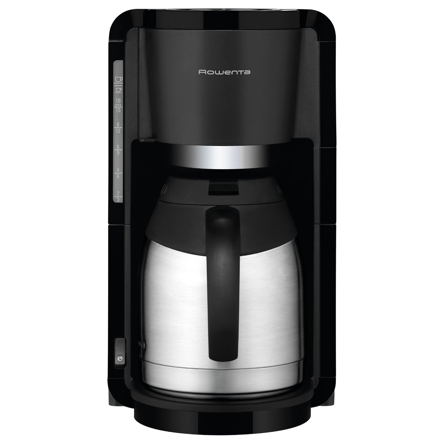 ROWENTA Filterkaffeemaschine Milano Thermo CT 3818 Black/Stainless Steel