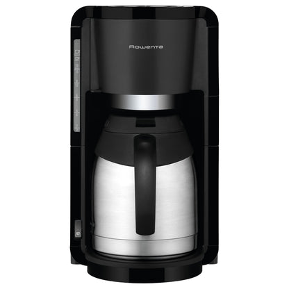 ROWENTA Filterkaffeemaschine Milano Thermo CT 3818 Black/Stainless Steel