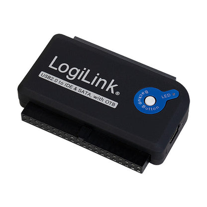 LogiLink USB 2.0 > 2,5" + 3,5" IDE + SATA Adapter Schwarz