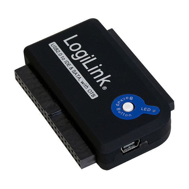 LogiLink USB 2.0 > 2,5" + 3,5" IDE + SATA Adapter Schwarz