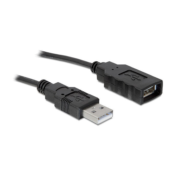 DeLock USB 2.0 > Seriell (ST-ST) 0,8m Adapterkabel Schwarz